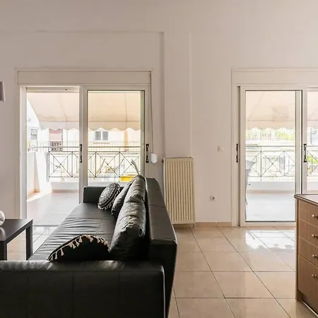 Mini Penthouse Loft With 2 Balconies Kipseli Apartment Athens