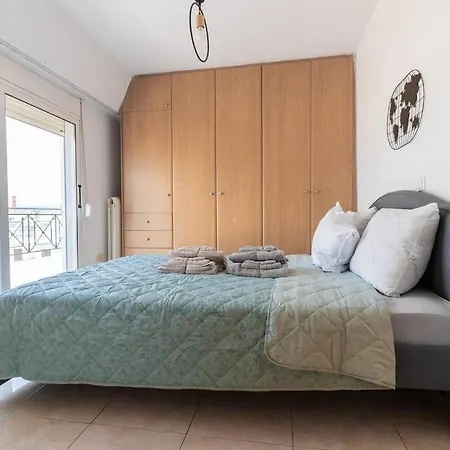 Apartment Mini Penthouse Loft With 2 Balconies Kipseli *